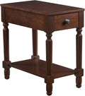 Ball & Cast Wood End Tables, Dark Brown-Open by BallCast