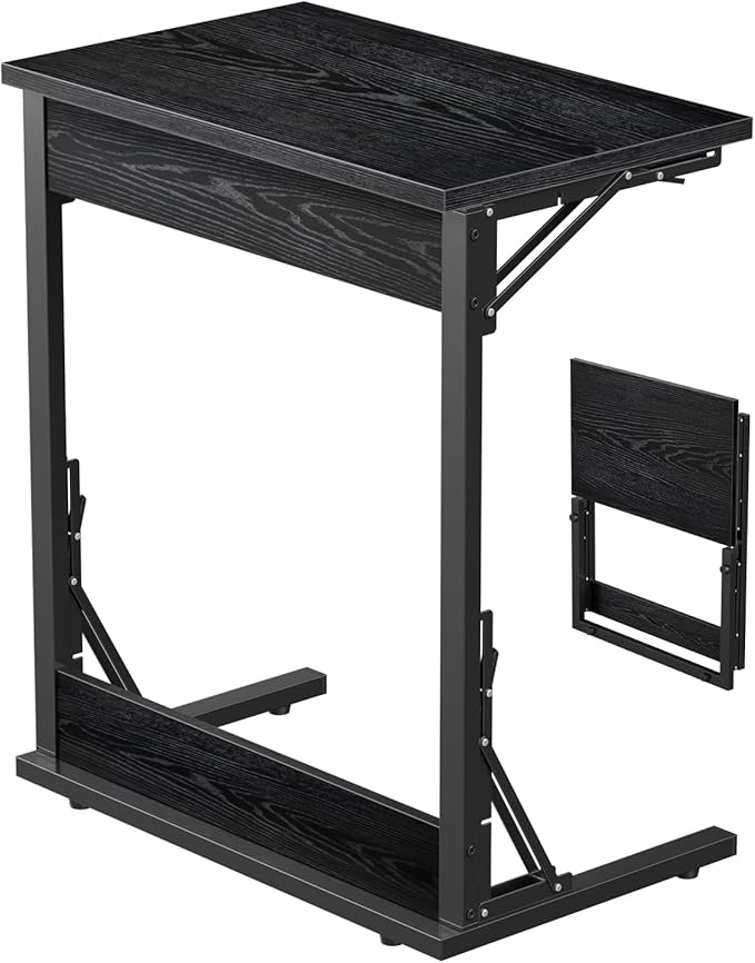 Tatub Folding TV Tray Table, Small Sofa-Side Laptop Desk by Tatub