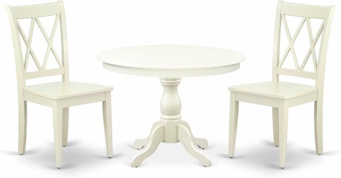 East West Furniture HBCL3-LWH-W 3 Piece Dinette Set by EastWestFurniture