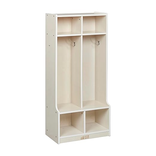 ECR4Kids 2-Section Coat Locker by ECR4Kids