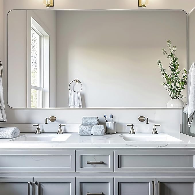ANDY STAR Brushed Nickel Mirrors - Image 2