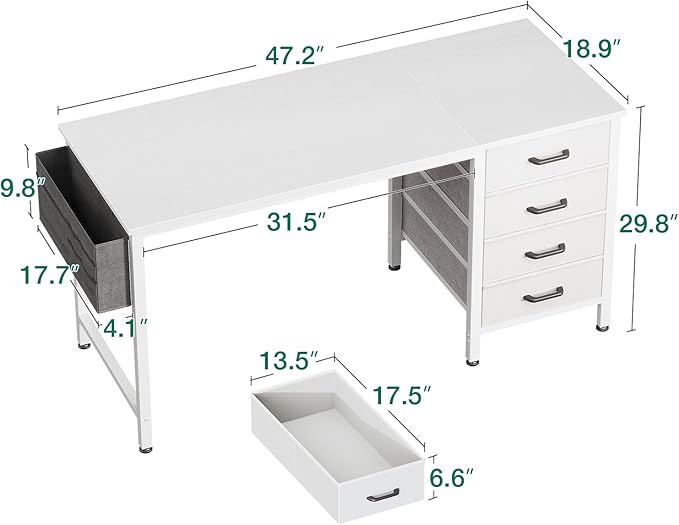 Casaottima 48-Inch Computer Desk - Image 3