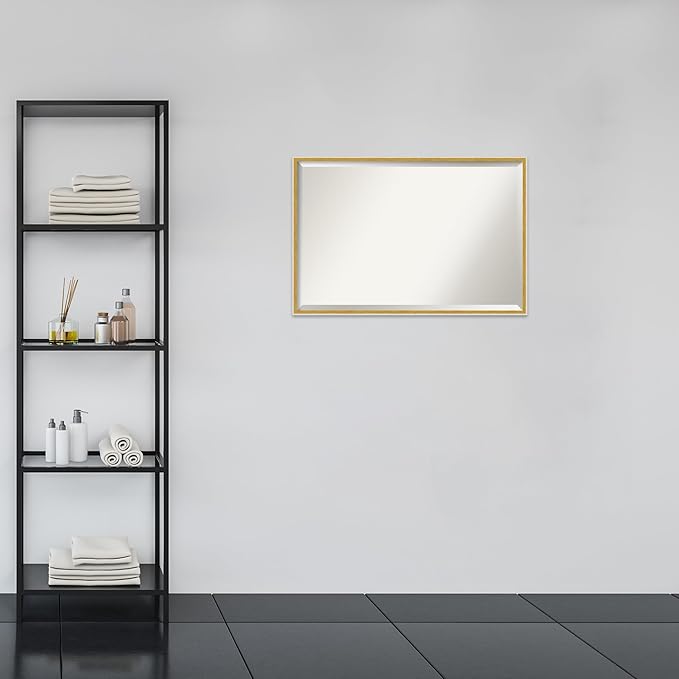 Amanti Art White Bathroom Mirror - Image 5