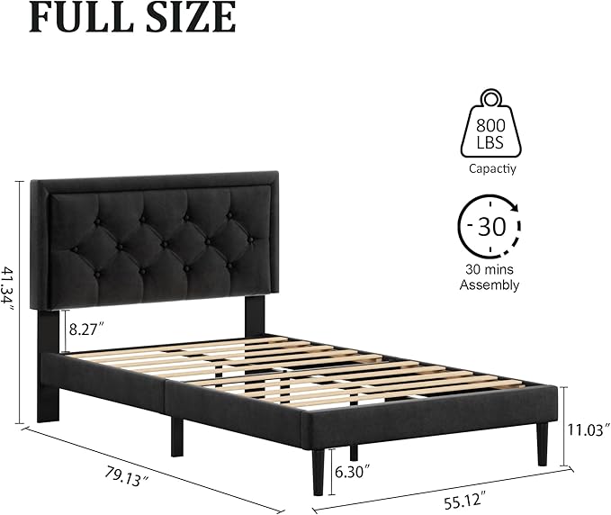 Full Size Platform Bed Frame - Image 2