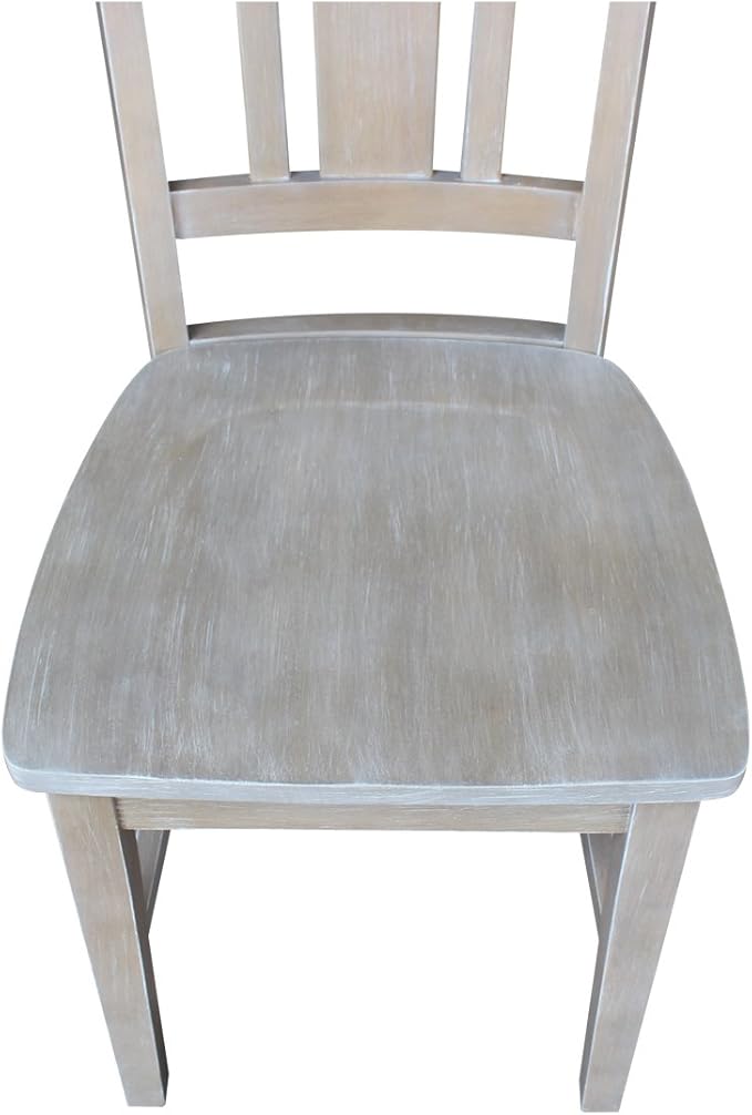 International Concepts San Remo Chair Washed Gray Taupe - Image 6