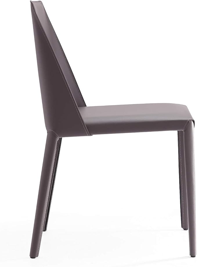 Manhattan Comfort Paris 8-Piece Leather Dining Chair and Armchair Set, - Image 6