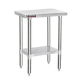 DuraSteel 24x18 Small Stainless Steel Table by DuraSteel