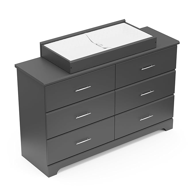 Storkcraft Brookside 6-Drawer Dresser – GREENGUARD Gold Certified, Nursery & - Image 15
