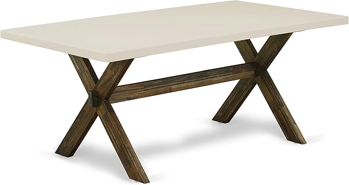 East West Furniture X727FO749-7 7 Piece Dining Set Consist of a Rectangle - Image 5