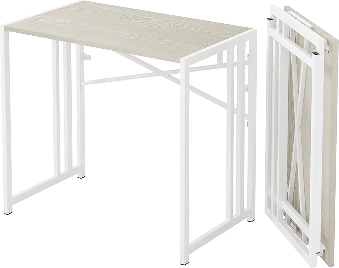 35 inch Small Folding Desk, Writing Gaming Computer Camping Desk by Lutown-TeenHome
