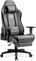 GTRACING Gaming Chair with Footrest, Fabric Breathable Big and Tall Ergonomic by GtracingDirect