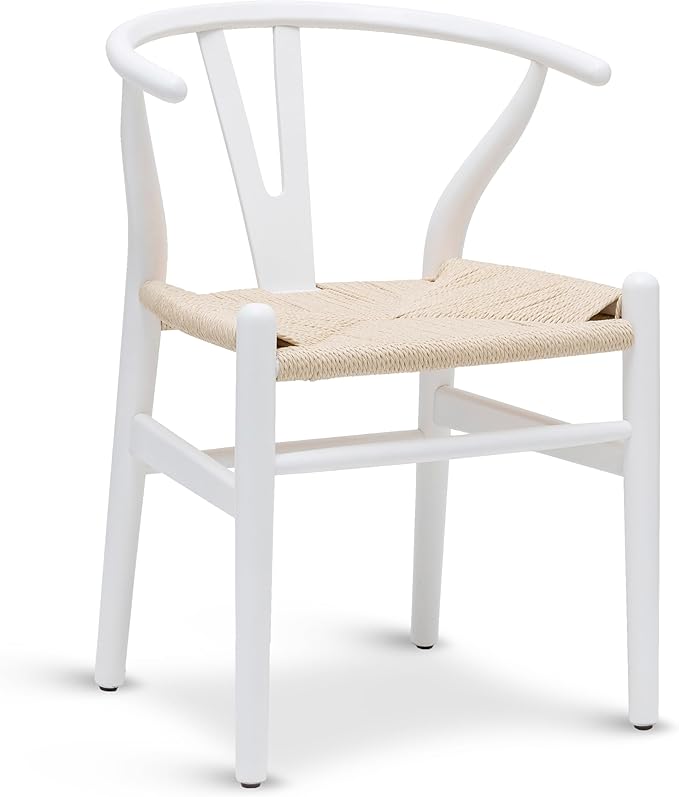 POLY & BARK Weave Dining Chair – Mid-Century Modern Wishbone Dining Chair by POLYBARK