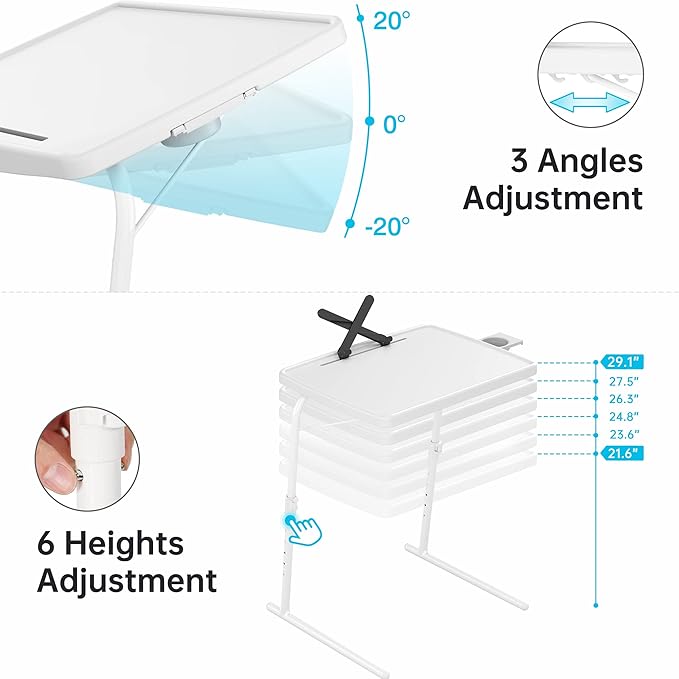 Allpop X TV Tray Table, TV Dinner Tray - Image 6