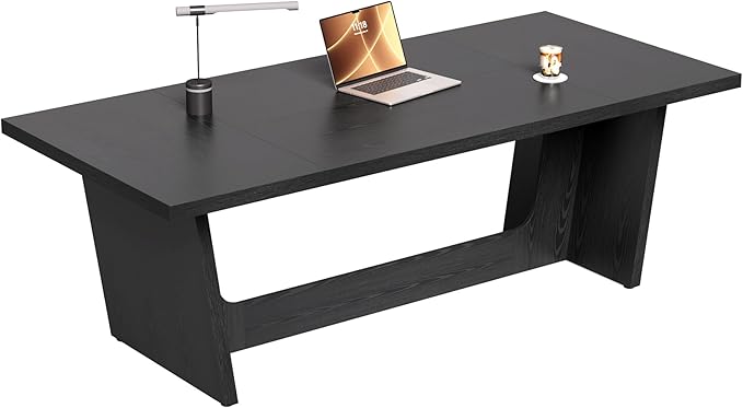 1Easylife 70.87 Inches Long Executive Desk, Industrial Simple Study Writing - Image 9