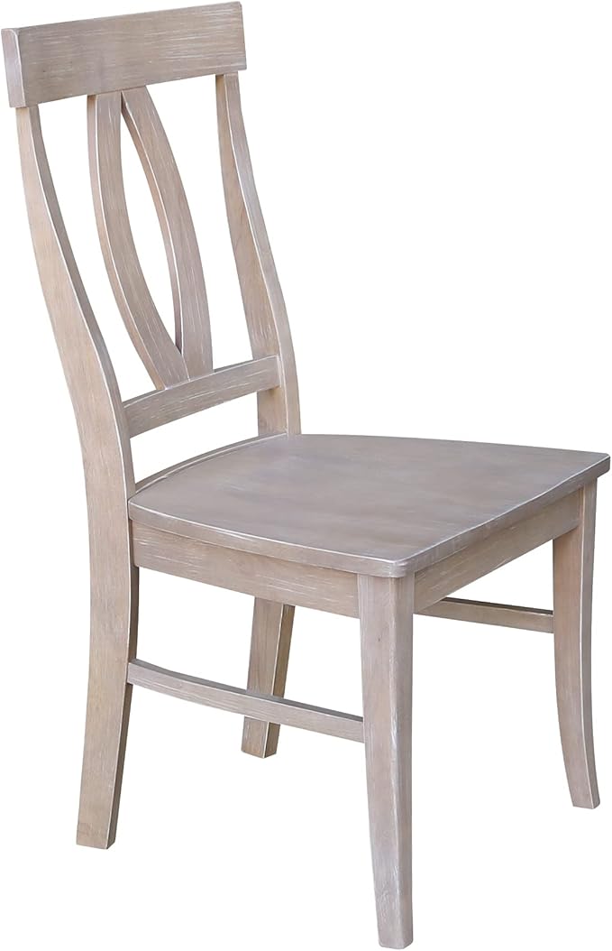 International Concepts Cosmo Chair, Washed Gray Taupe - Image 5