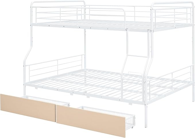 Full Over Queen Metal Bunk Bed - Image 5