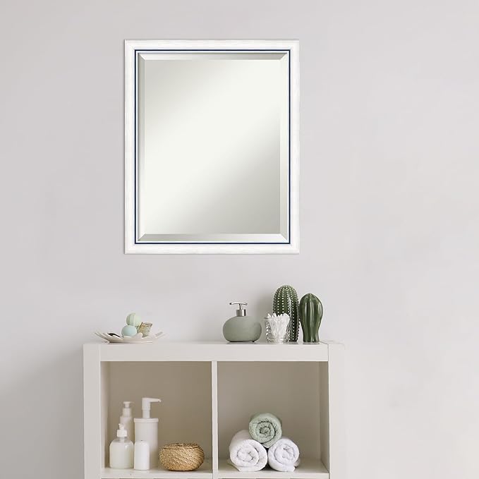 Amanti Art White Bathroom Mirror - Image 5