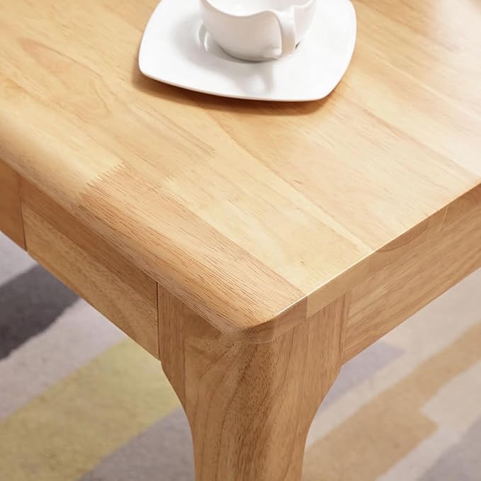 Solid Wood Desk with Drawers, Small Computer Desk - Image 5