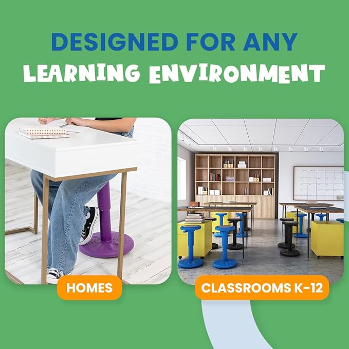 ActiveChairs Kids Wobble Chair, Flexible Preschool & Elementary Classroom - Image 9