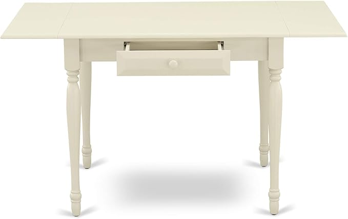 East West Furniture MZGR5-LWH-W 5 Piece Dining Set Includes a Rectangle Dining - Image 6