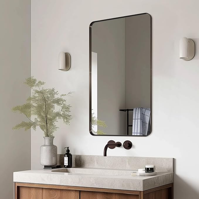 ANDY STAR Bronze Bathroom Mirror by ANDYSTAR