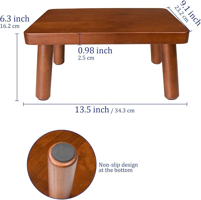 Wooden Step Stool, Foot Stool - Image 3