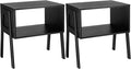 Pipishell Bedside Tables, Stackable Bamboo Nightstands, Bamboo Side Tables by Pipishell