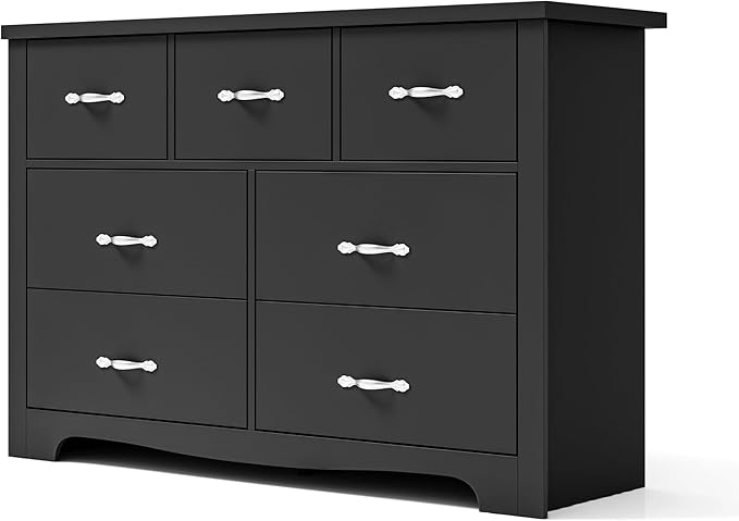 LINSY HOME 7 Drawers Dresser for Bedroom, Modern Storage Dresser - Image 6