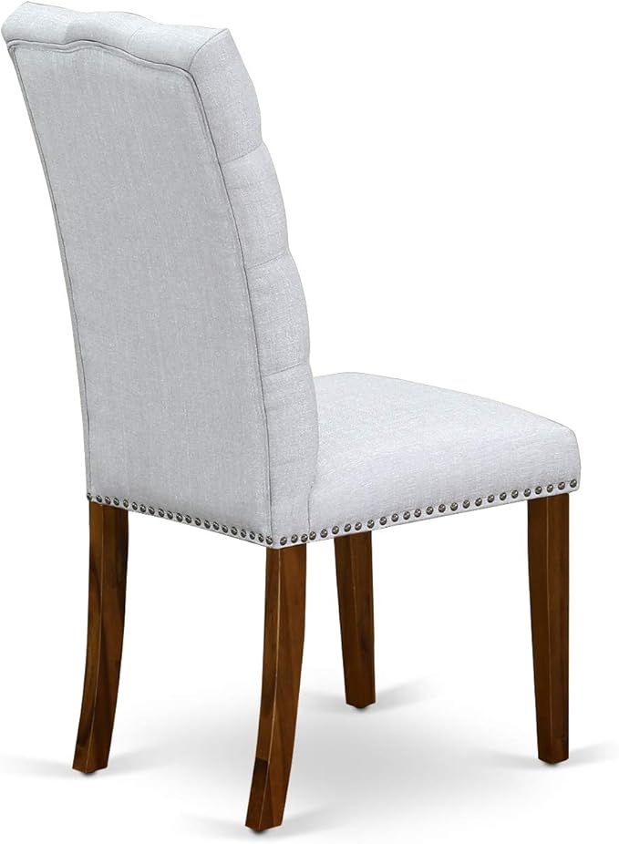 East West Furniture ELP8T05 Elsa Parson Dining Chairs - Image 7