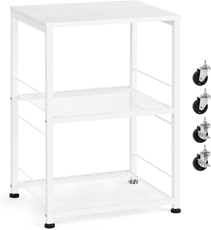 OYEAL End Table, Small Side Table Living Room, Printer Stand Sofa Table by OYEAL