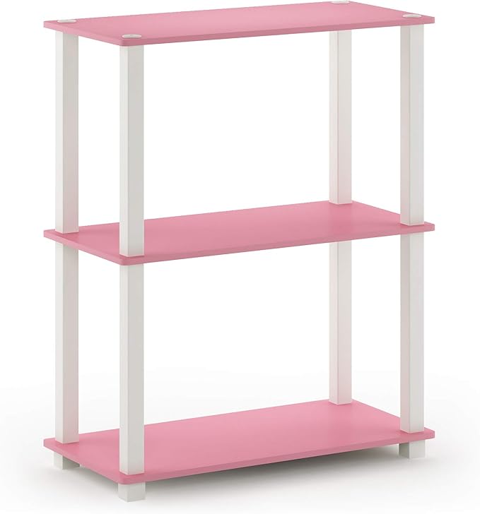 Furinno Turn-S-Tube 3-Tier Compact Multipurpose Shelf Display Rack - Image 5