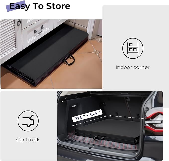 Folding Table 6ft Portable Heavy Duty Plastic Fold-in-Half 6 Foot Foldable - Image 6