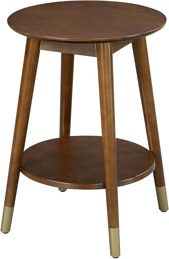 Convenience Concepts 7103050ES Wilson Mid Century Round End Table by ConvenienceConcepts