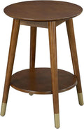 Convenience Concepts 7103050ES Wilson Mid Century Round End Table by ConvenienceConcepts