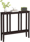 ELYKEN Console Tables for Entryway, 36.2" Long 2 Tier Hallway Table Behind Couch by ELYKEN