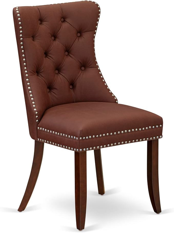 East West Furniture DODA7-MAH-26 7 Piece Dining Room Set Consists of a - Image 10