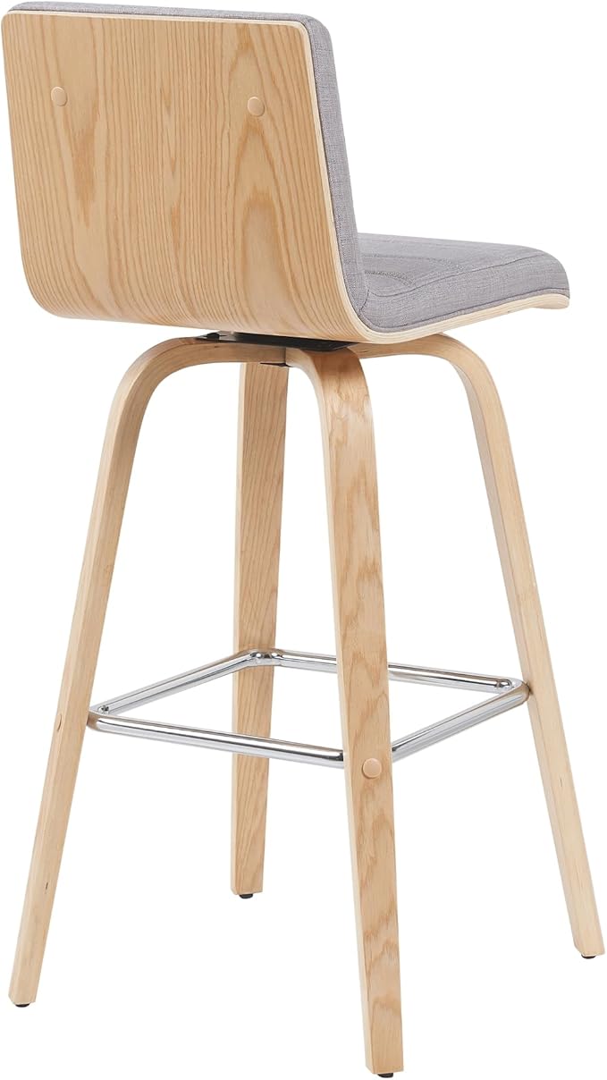 Vienna Modern Swivel Bar Height Stool - Image 4