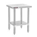 DuraSteel 30x18 Small Stainless Steel Table by DuraSteel