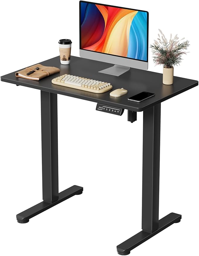 JOY worker Small Electric Standing Desk, 31.5" x 20" Whole Piece Height by JOYworker