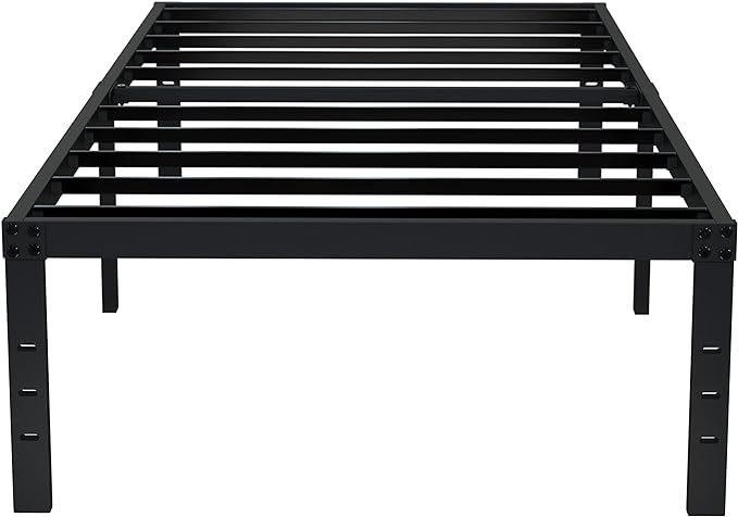 EMODA 16 Inch Heavy Duty Twin Bed Frame, Metal Platform Bed Frames No Box by EMODA