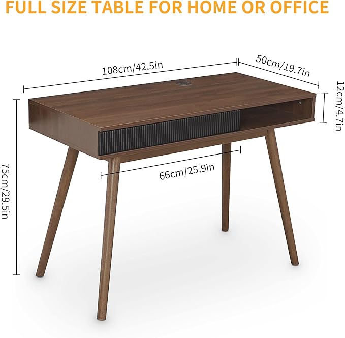 Artswish Mid Century Modern Office Desk - Image 2