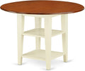 East West Furniture SUPL5-BMK-C 5 Piece Dining Room Furniture Set Includes a by EastWestFurniture