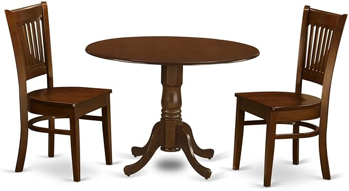 East West Furniture DLVA3-ESP-W 3 Piece Dinette Set by EastWestFurniture