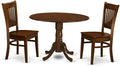 East West Furniture DLVA3-ESP-W 3 Piece Dinette Set by EastWestFurniture