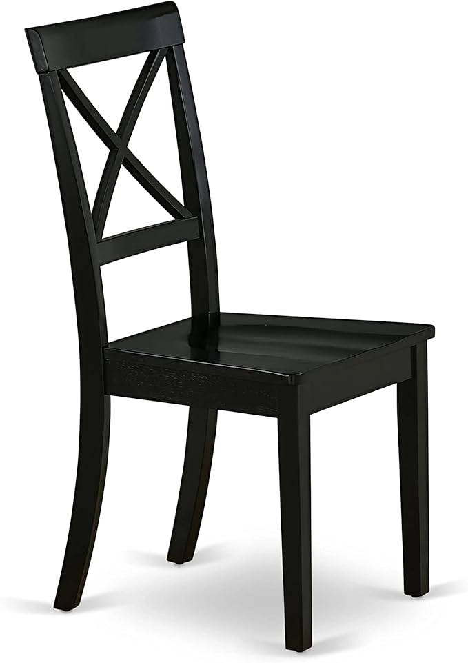 East West Furniture ESBO3-BCH-W 3 Piece Kitchen Table & Chairs Set Contains a - Image 6