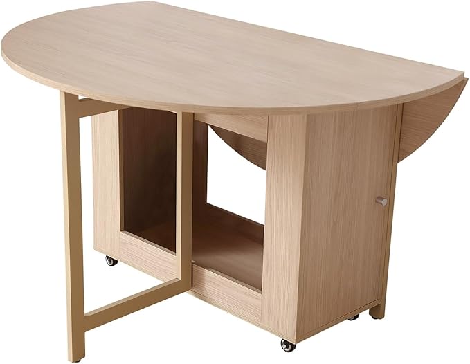 47.3" Round Folding Dining Table by HOME