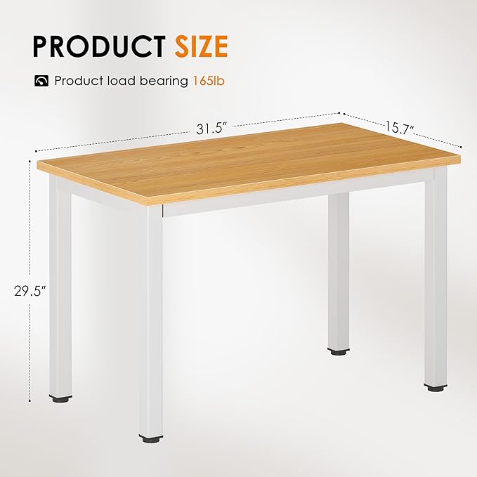 DlandHome 31.5 inches Small Computer Desk - Image 3
