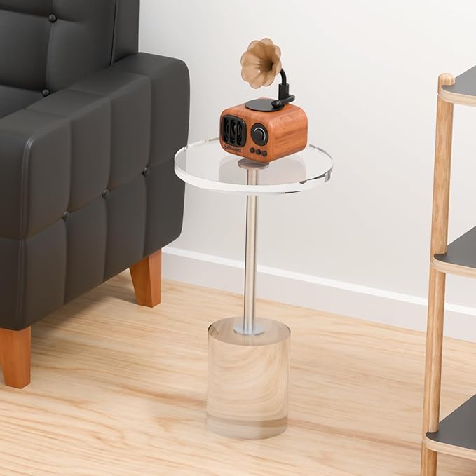 Acrylic End Table, Modern Minimalist Acrylic Side Tables, Drink Table - Image 2
