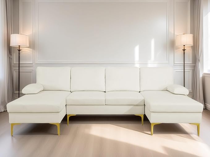 Modular Sectional Sofa, U Shaped Couch by FONTOI