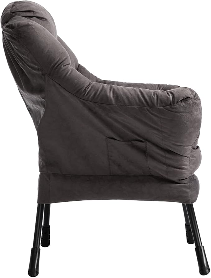 HollyHOME Modern Fabric Large Lazy Chair, Accent Oversized Comfy Reading Chair - Image 10